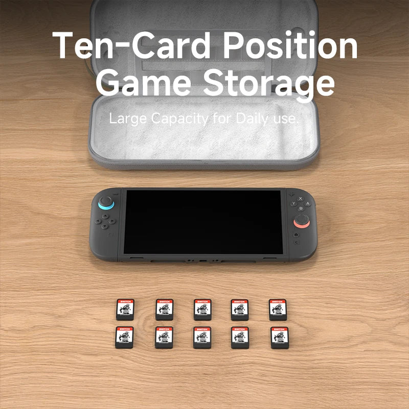 Portable Hard Shell Carrying Case for Switch 2 – Travel & Accessories Protection