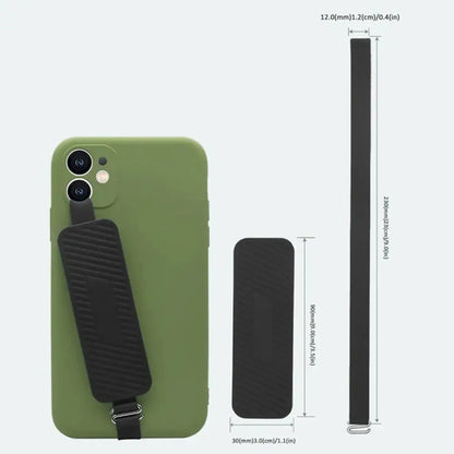 Portable Silicone Phone Strap – Colorful Elastic Hand Band and Soft Finger Grip