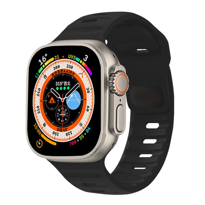 Sport Silicone Strap for Apple Watch Ultra 3/2 and Series 11–6, SE3 (49–40mm)