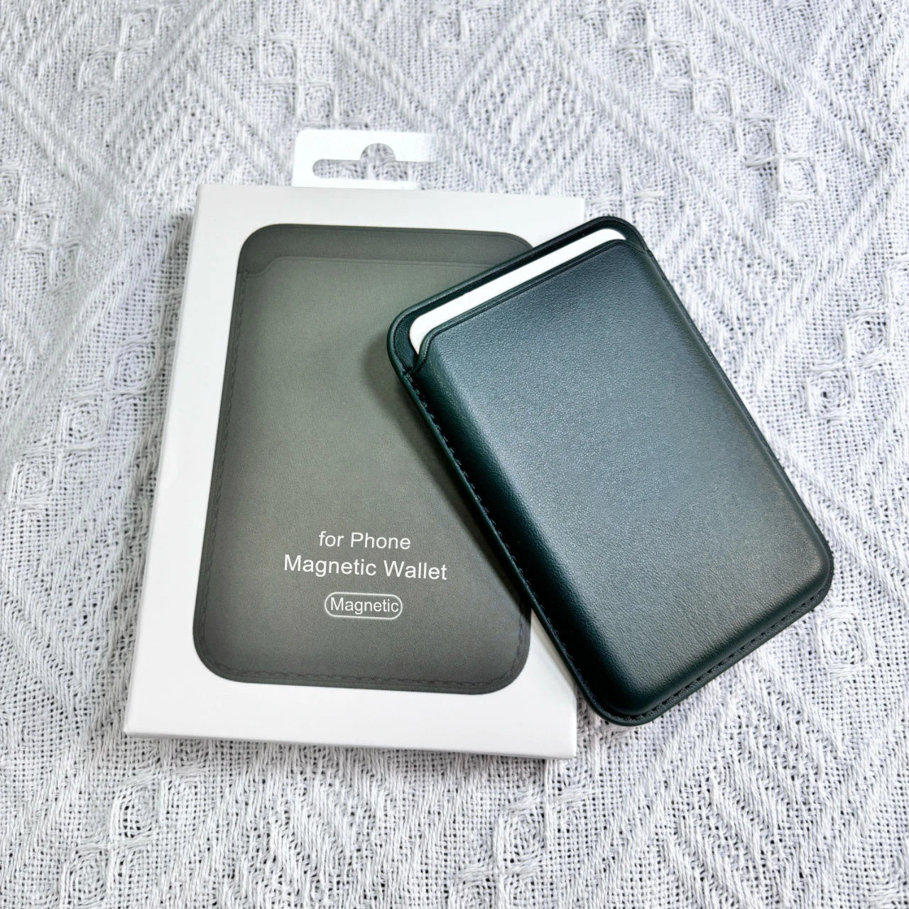 MagSafe Leather Wallet Case for iPhone 17 16 15 14 13 12 Pro Max Plus w/ Box