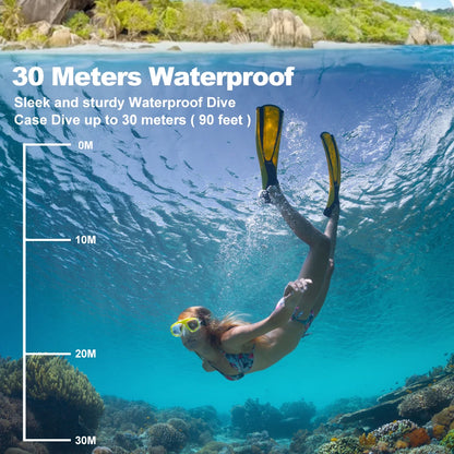 4K Ultra HD Action Camera | 16MP Wi-Fi Sports Cam with 2.0" Screen & 30M Waterproof