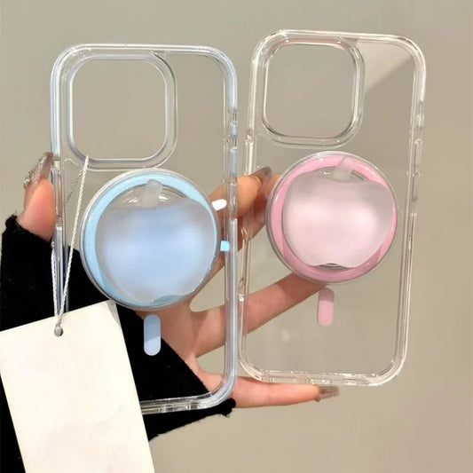 Korean Cute Magnetic Phone Holder & Stand Grip for iPhone – MagSafe Compatible