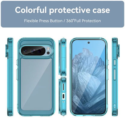 Fashion Transparent Acrylic Case for Google Pixel 9–7 Pro & 10 Pro XL – Shockproof
