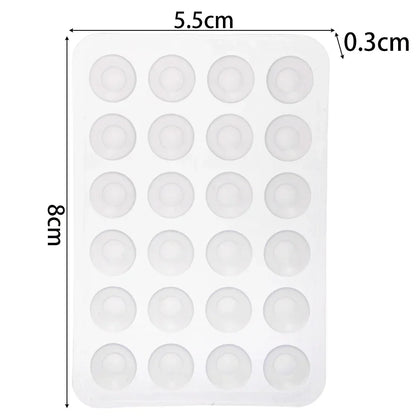 Portable Silicone Suction Cup Phone Holder Stand, Hands-Free Anti-Slip Adhesive Mount