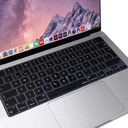 Keyboard Cover for MacBook Air/Pro M1 M2 M3 13.6" 14" 16" with Touch ID
