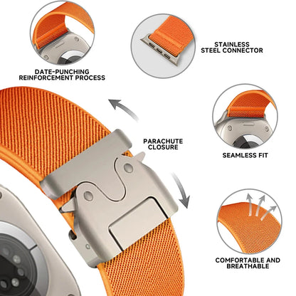 Braided Nylon Strap for Apple Watch Ultra 2/Series 10–6, SE (41–49mm)