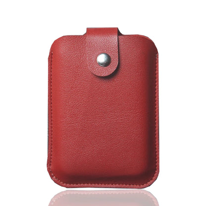 Leather Power Bank Pouch Case for iPhone 13 MagSafe External Battery Cover