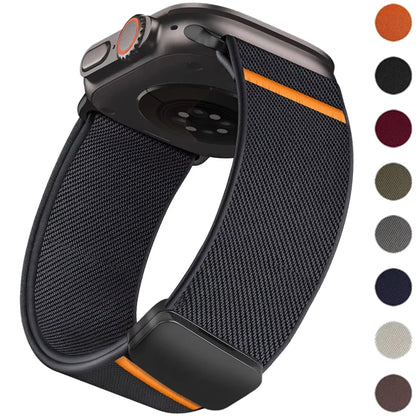 Magnetic Nylon Strap Band for Apple Watch Ultra 2 & Series 10–3