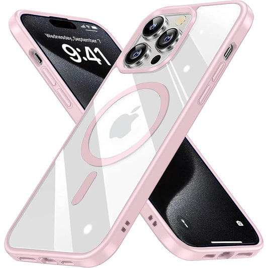 Anti-Yellowing MagSafe Case for iPhone 15 14 13 12 11 SE & More