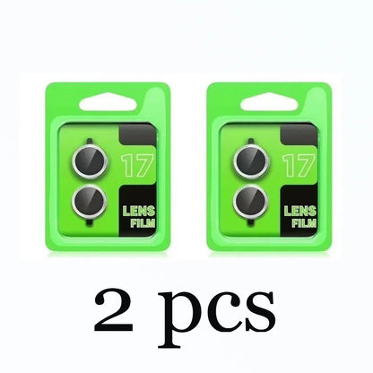 Metal Ring 3D Camera Lens Protector for iPhone 17 Full Cover