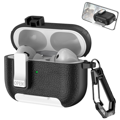 Cortex Phone Holder Case – Protective Cover with Hook for AirPods 1–4 & Pro Series