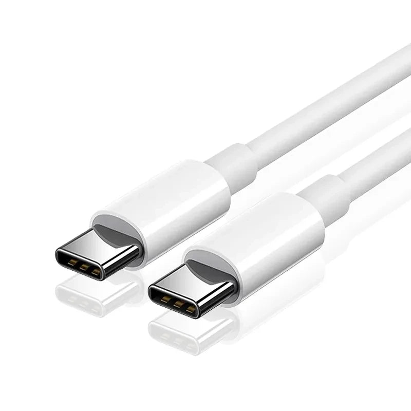 PD 100W/60W USB-C to USB-C Fast Charging Cable | Data Line for Laptop & Phone