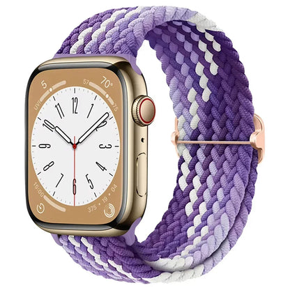 Braided Solo Loop for Apple Watch Ultra & Series 10–3 SE Elastic Band