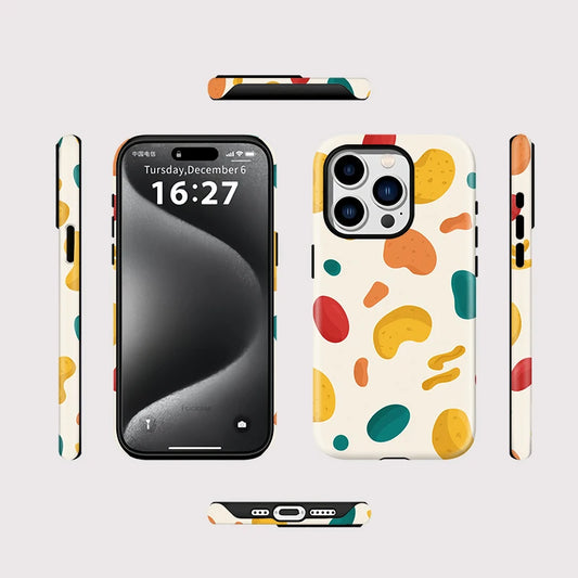 Colorful Painting MagSafe Matte Case for iPhone 17 Air 16 15 14 13 12 11 Pro