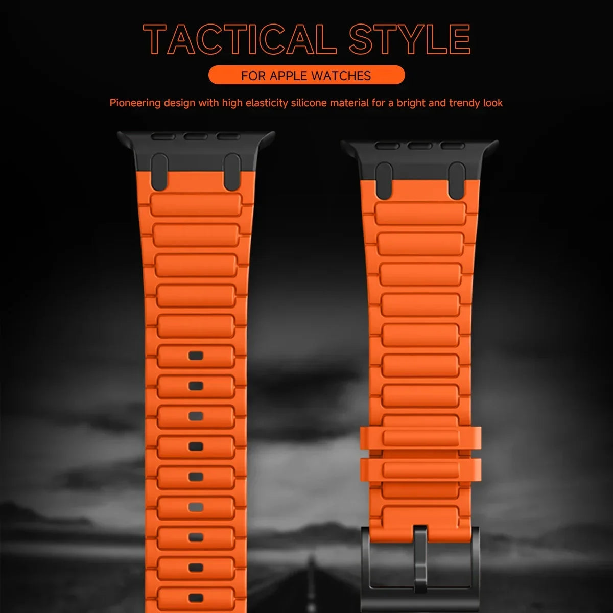 Silicone Strap for Apple Watch Ultra 3/2 49mm Series 11–1 SE Sport Band