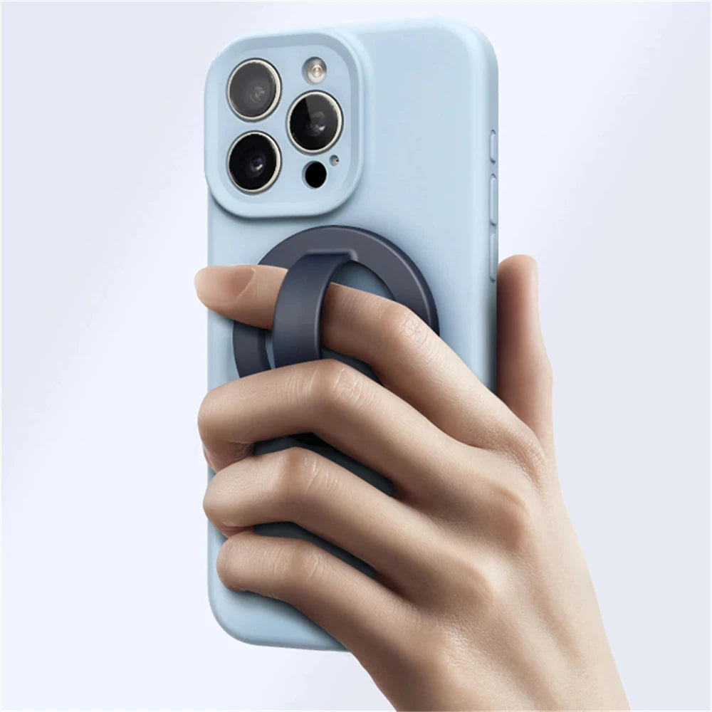 Magnetic Liquid Silicone Ring Grip for iPhone 16 | MagSafe Phone Holder