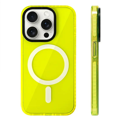 Transparent Neon MagSafe Case for iPhone 14 Pro Max/14 Pro