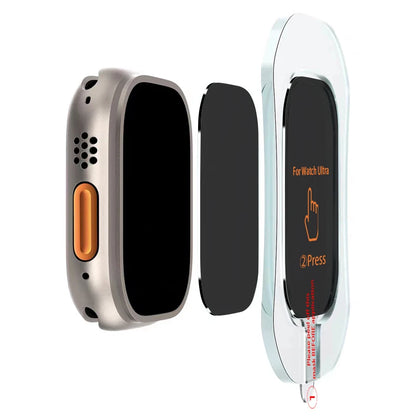 1-5PCS Privacy Tempered Glass Screen Protector with Frame for Apple Watch Ultra 2 49mm