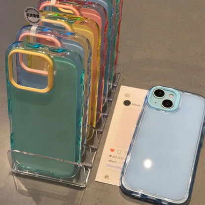 Luxury Jelly Candy Shockproof Case for iPhone 13–11 Plus Pro Max