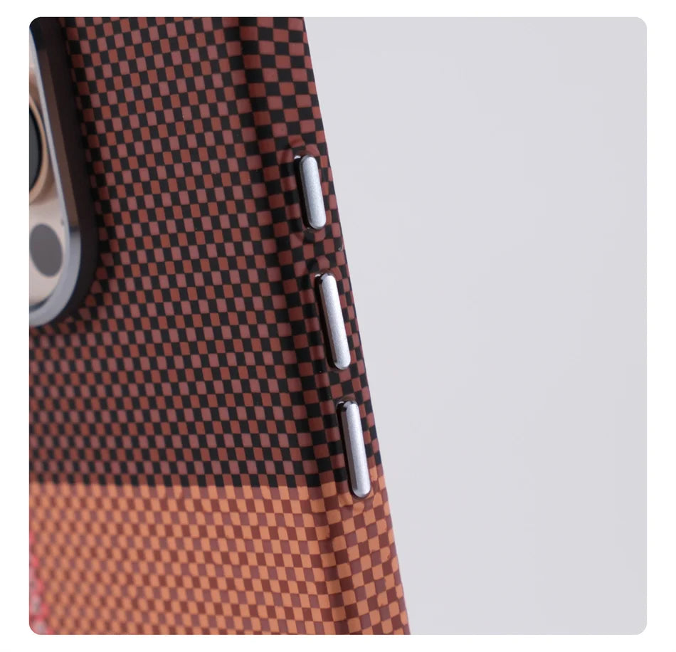 Carbon Fiber MagSafe Case for iPhone 17 Pro 16 15 14 Pro Max Alloy Lens Cover
