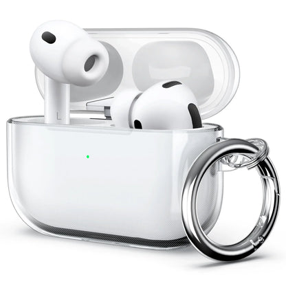 2025 Clear Case for AirPods Pro 3 – Shockproof Cover with Keychain & Cleaner Kit