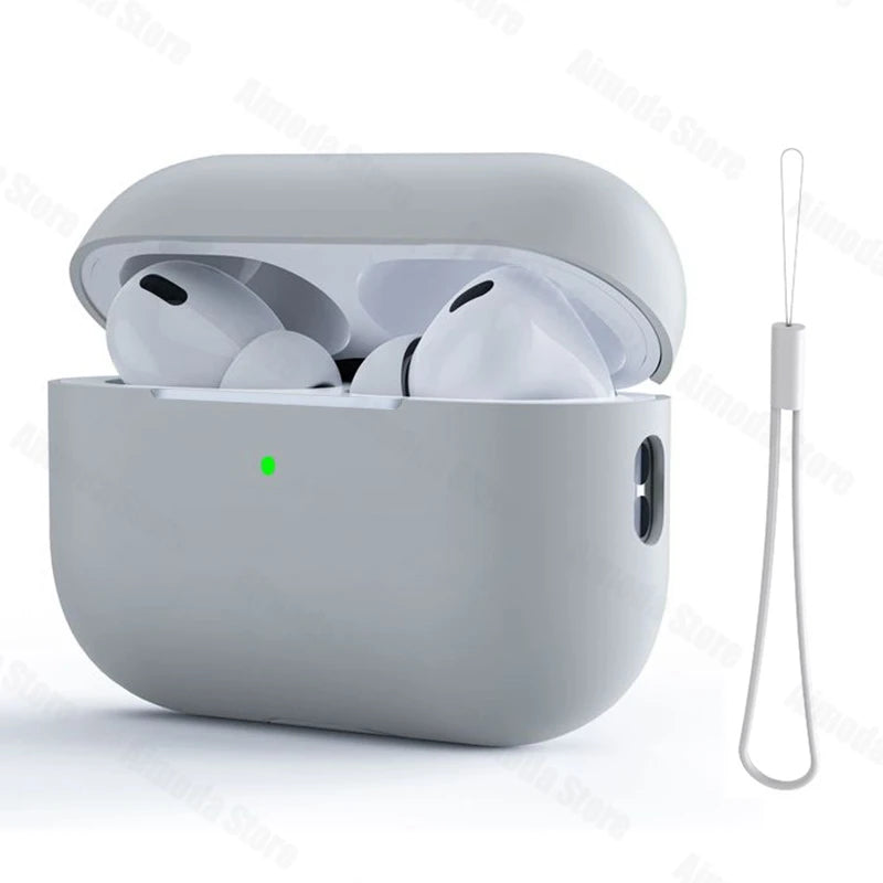 Liquid Silicone Case for AirPods Pro 2/3 – Soft Protective Earphone Cover