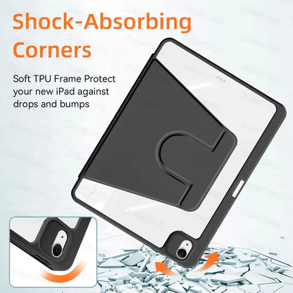 360° Rotation iPad Case for Air, Pro & Mini | Smart Protective Tablet Cover