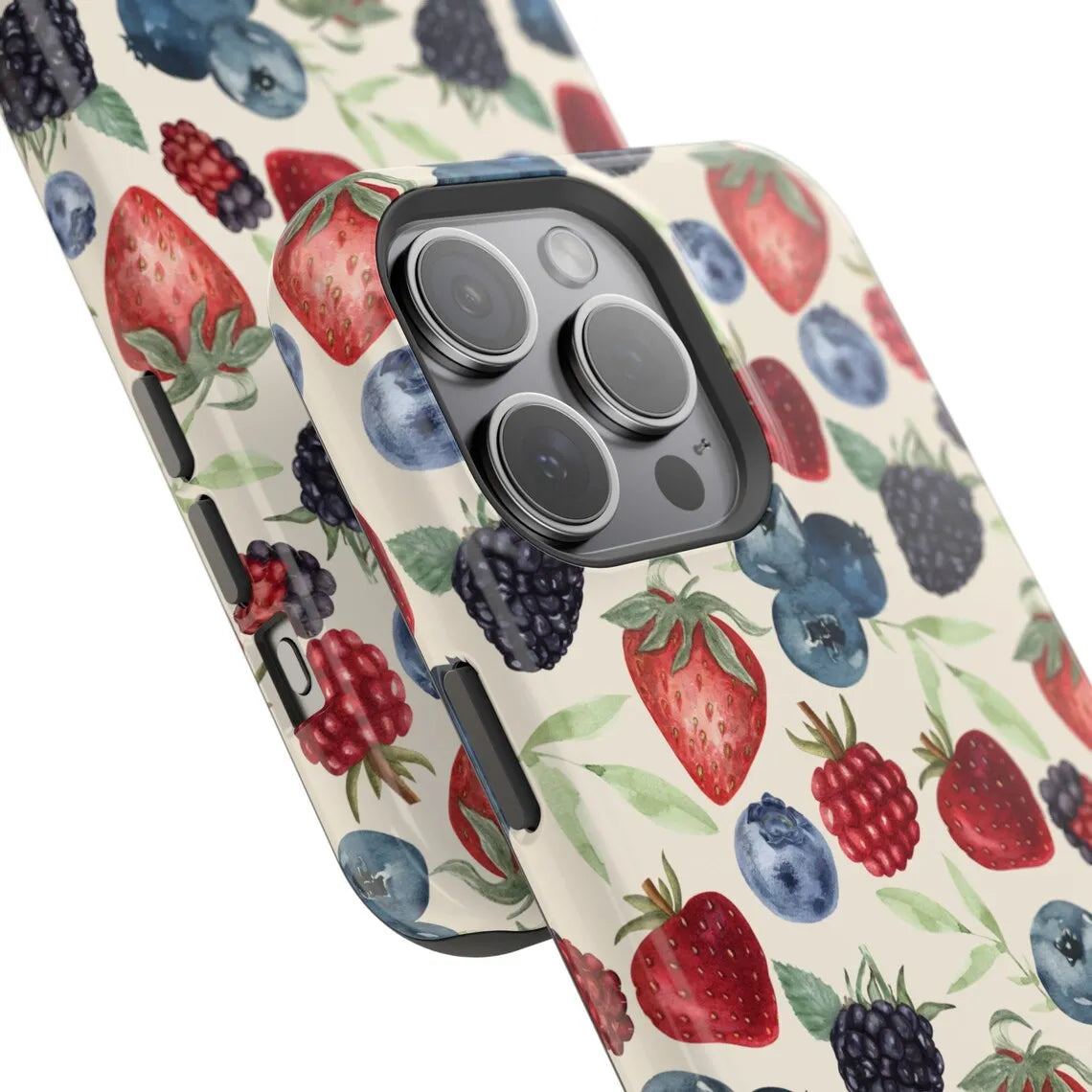 Rural Blueberry Luxury Case for iPhone 17 16 15 14 13 12 11 Pro Max Plus