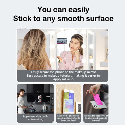 Silicone Suction Pad for Mobile Phone Fixture Adhesive Rubber Backed Sucker