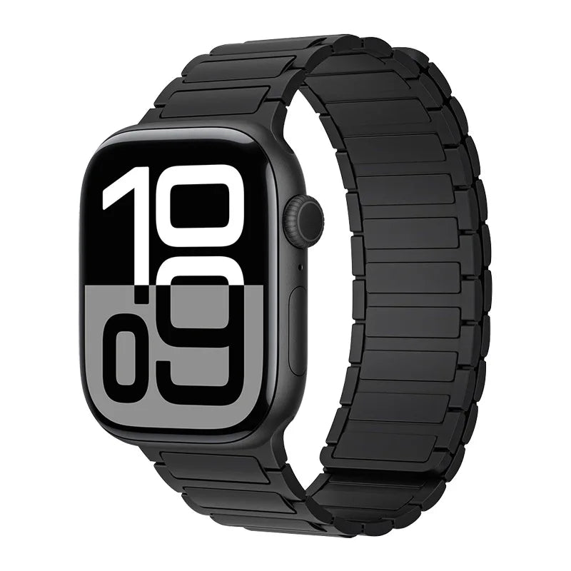 Magnetic Silicone Band for Apple Watch Ultra 3 2 Series 11 10 9 8 7 6 SE