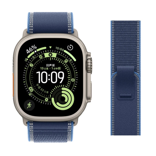 Alpine Loop Nylon Band for Apple Watch Ultra & Series 11–6, SE 41–49mm Strap