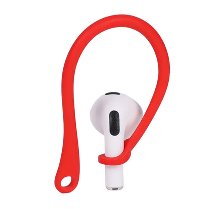 Silicone Anti-Lost Ear Hooks for AirPods Pro & 3, Bluetooth Earphone Holder, Sports Use