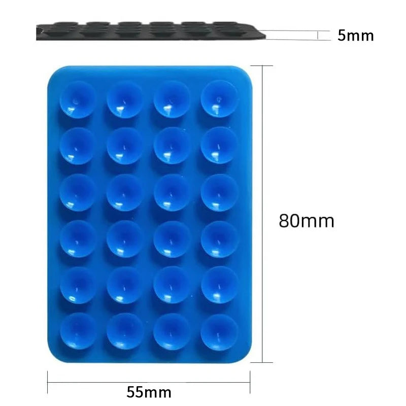 Silicone Suction Pad for Mobile Phone Fixture Adhesive Rubber Backed Sucker