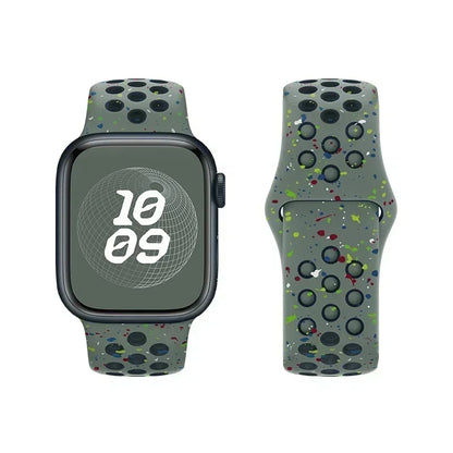 Silicone Sports Strap for Apple Watch Ultra 2 & Series 9–2, 41–49mm Rubber Band