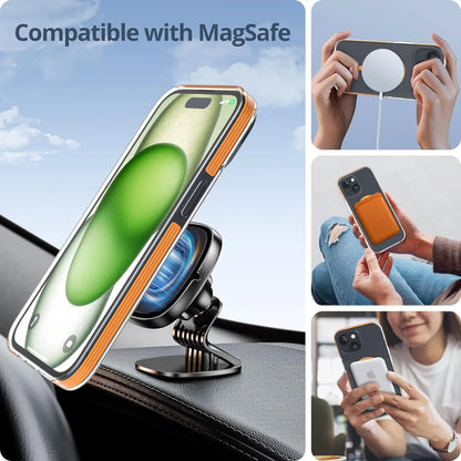 Luxury MagSafe Clear Case for iPhone 11/12/13 Pro Max – Shockproof Cover