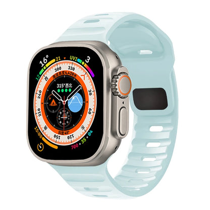 Sport Silicone Strap for Apple Watch Ultra 3/2 and Series 11–6, SE3 (49–40mm)