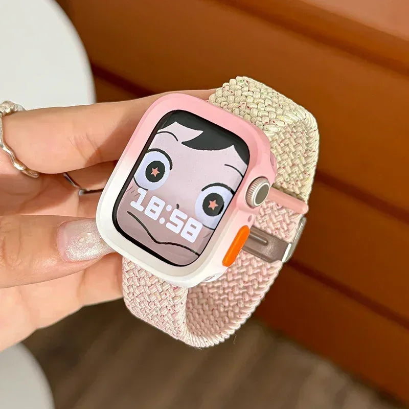 Candy Silicone Case + Strap for Apple Watch Ultra 2 & Series 10–5 SE