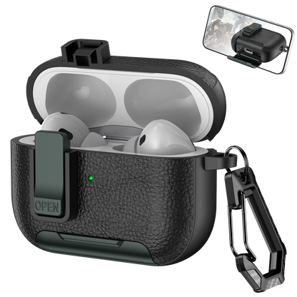 Cortex Phone Holder Case – Protective Cover with Hook for AirPods 1–4 & Pro Series