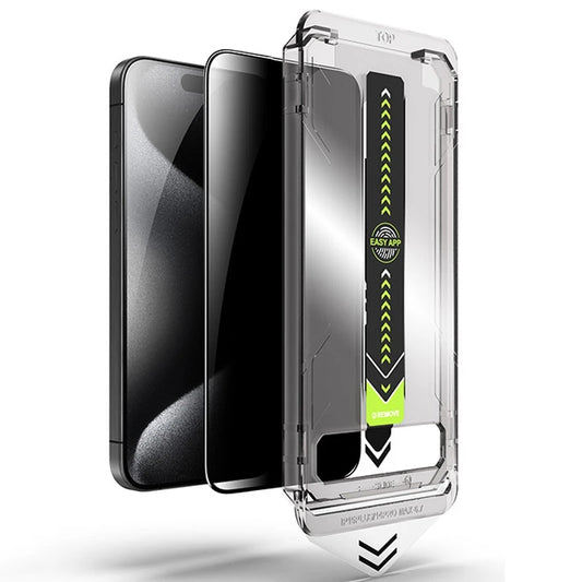 Tempered Glass Screen Protector for iPhone 16/15 Pro Max & 16 Plus – Easy Install