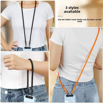 Lanyard Double Buckle Adjustable Wrist & Crossbody Strap for Phone, Keys, Mobile