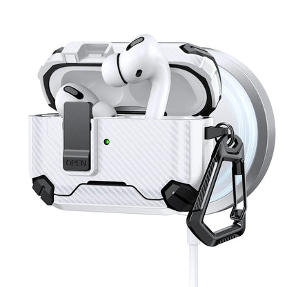 Shockproof Case with Phone Holder for AirPods Pro 3 | Lock & Keychain Cover