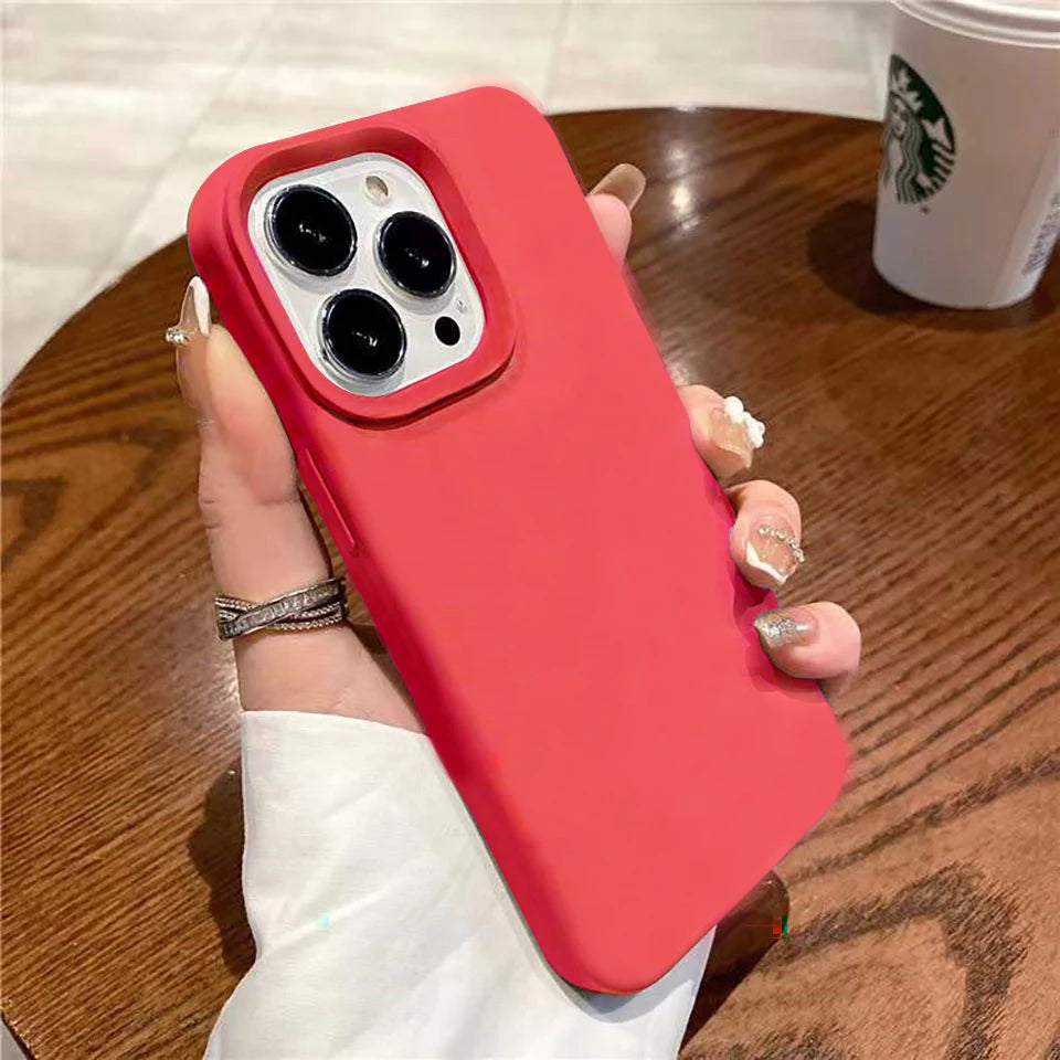 Liquid Silicone Shockproof Case for iPhone 14/14 Pro Max – Soft Back Cover