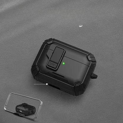 Security Lock Shockproof Cover for AirPods Pro 2 & 3, 2nd Gen 2023 Protective Case