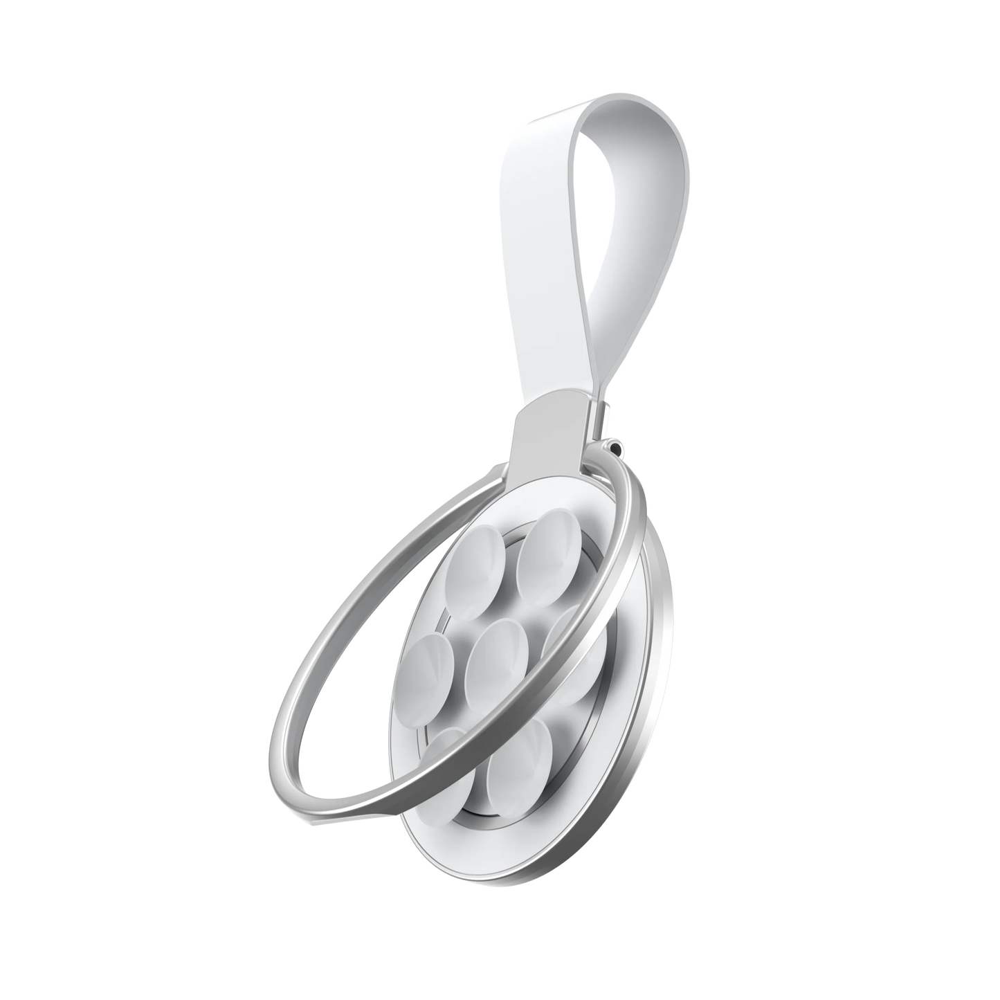Magnetic Ring Buckle Phone Stand with Silicone Suction Cup for MagSafe Devices