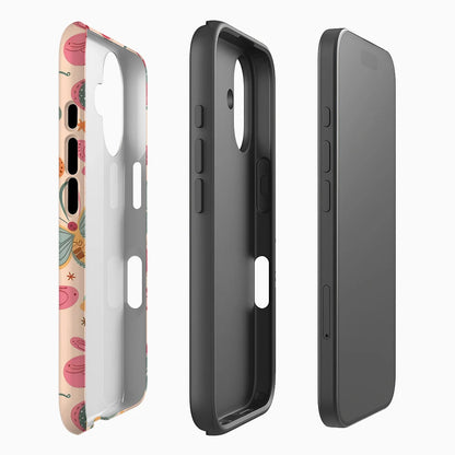Butterfly Delight Case for iPhone 17 16 15 14 13 12 Pro Max Plus Double-Layer