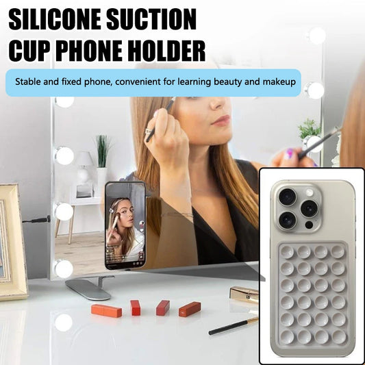 Silicone Suction Pad for Mobile Phone Fixture Adhesive Rubber Backed Sucker