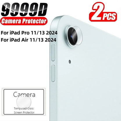 2PCS Camera Lens Protector Glass for iPad Pro/Air 11" 13" (2024)