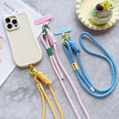 Universal Adjustable Crossbody Phone Lanyard Strap – Neck & Shoulder Rope