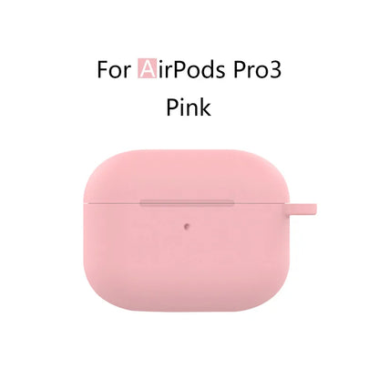 Soft Silicone AirPods Pro 3 Case – Keychain & Cleaning Kit Included