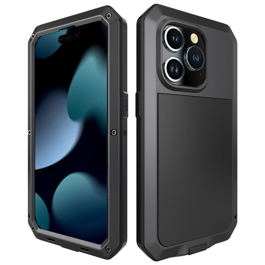 Heavy Duty Metal 360° Shockproof Case for iPhone 16 15 14 13 12 11 X